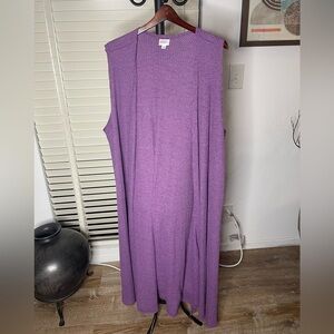 LulaRoe purple vest